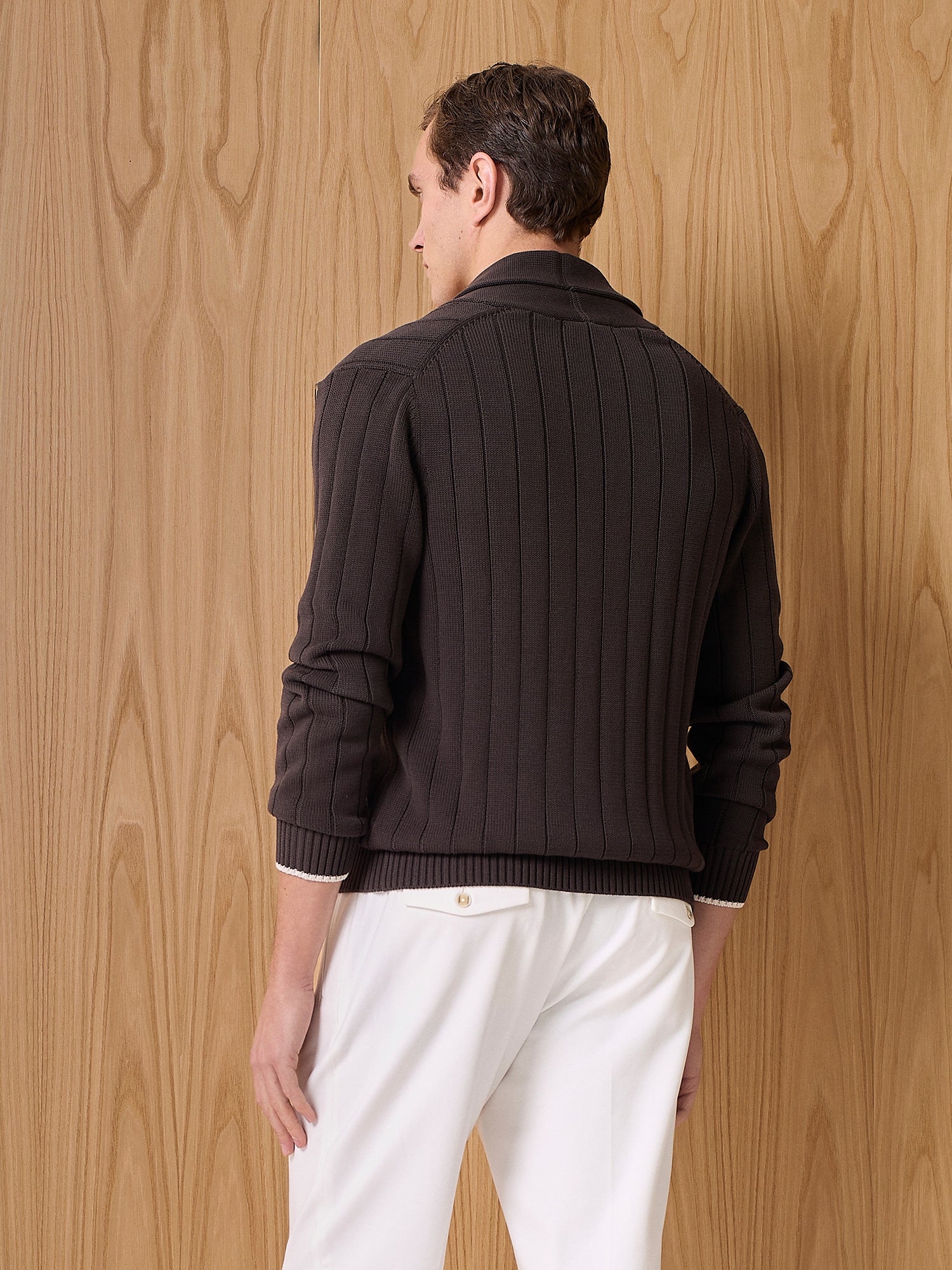 Cardigan sciallato moro - Image 4