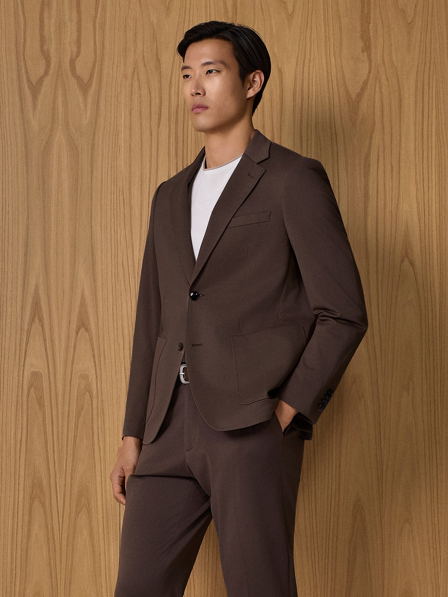 Giacca jersey piquet moro - Image 2