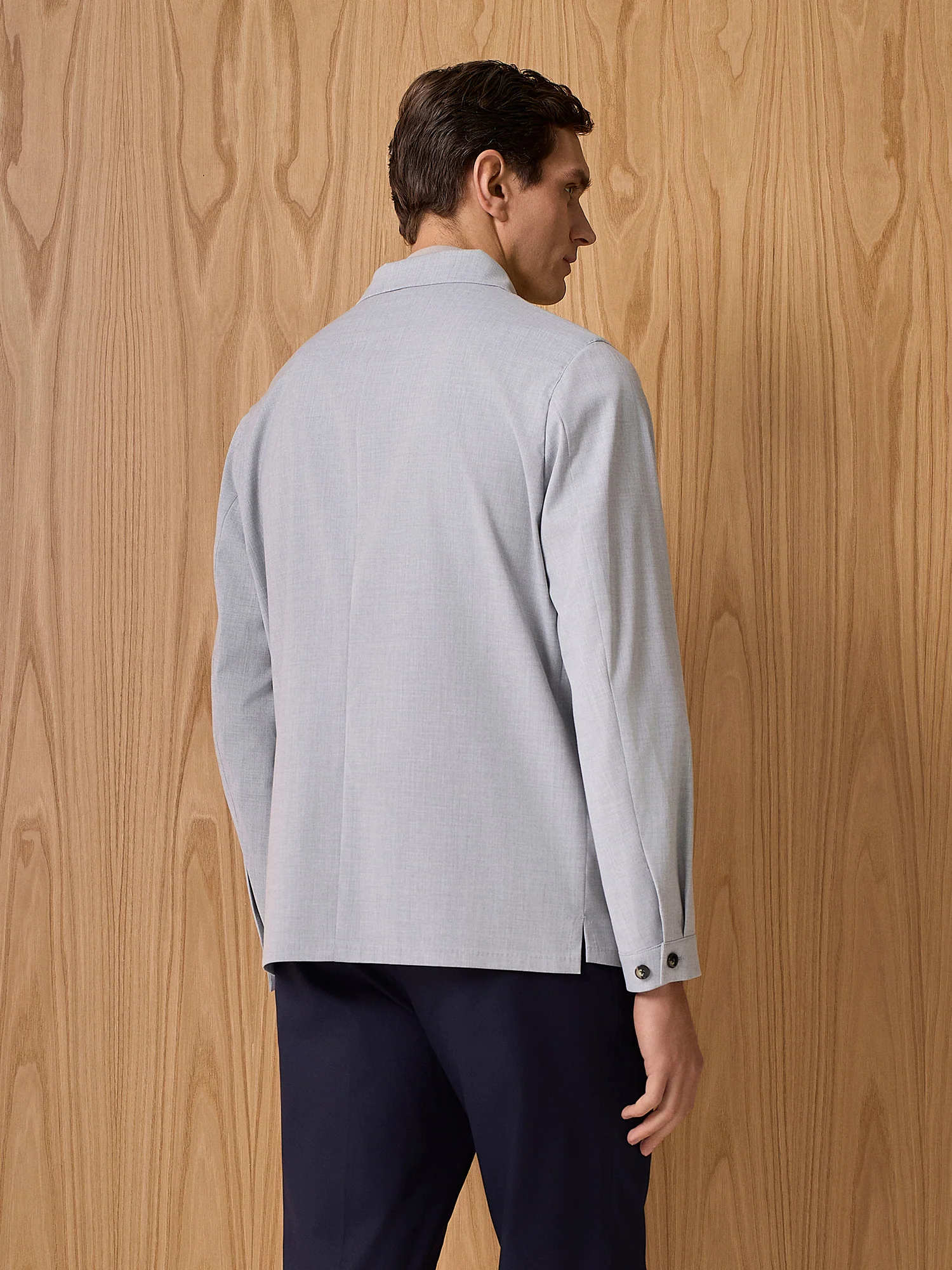Giacca worker grigio chiaro - Image 4