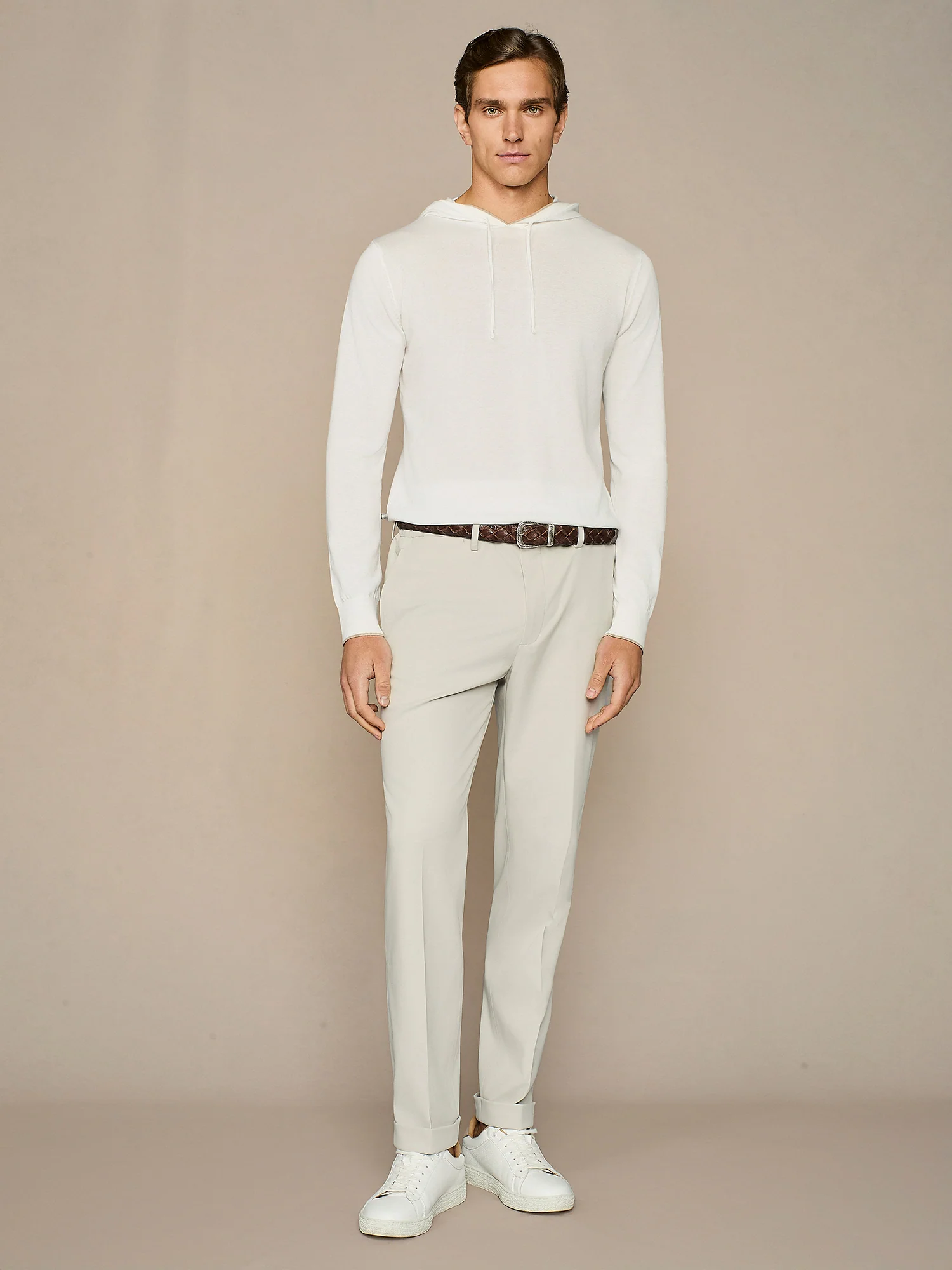 Pantalone jersey piquet stone