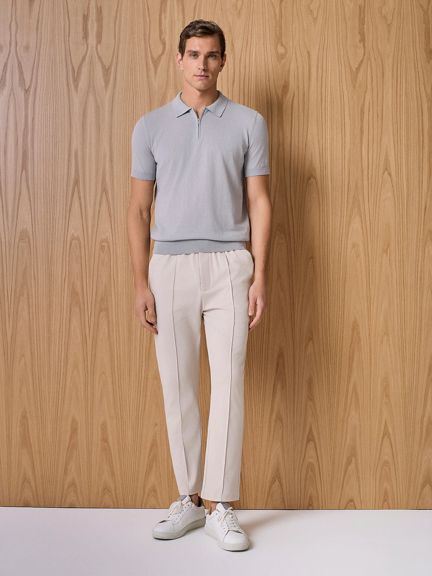 Polo in maglia con zip cloud - Image 3