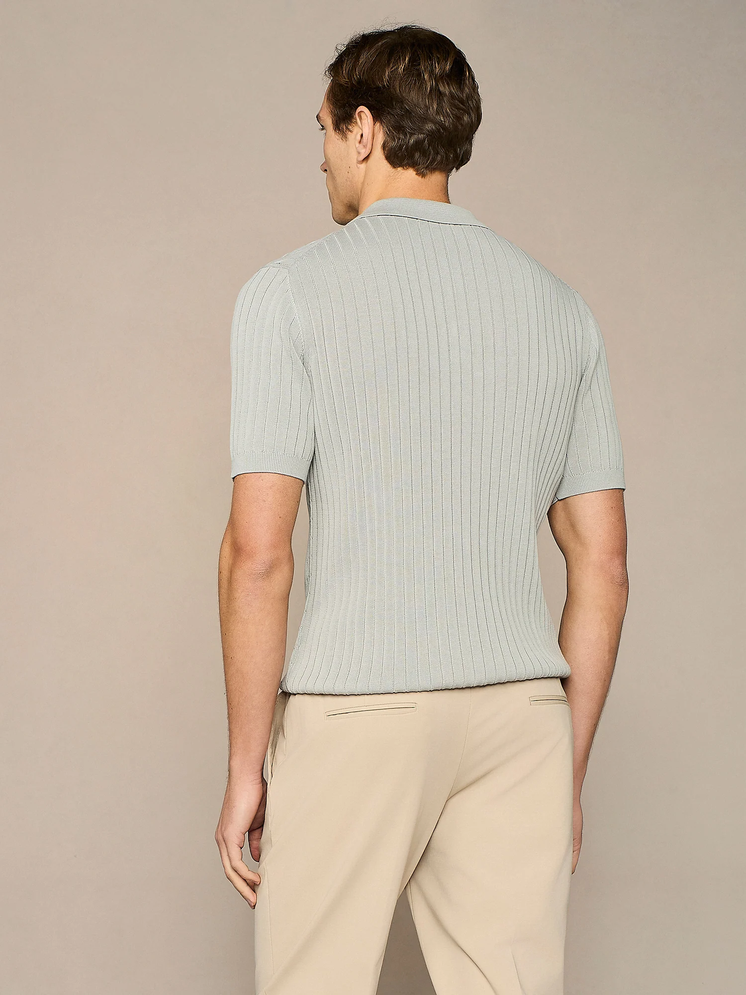 Polo trecce in maglia cloud - Image 4