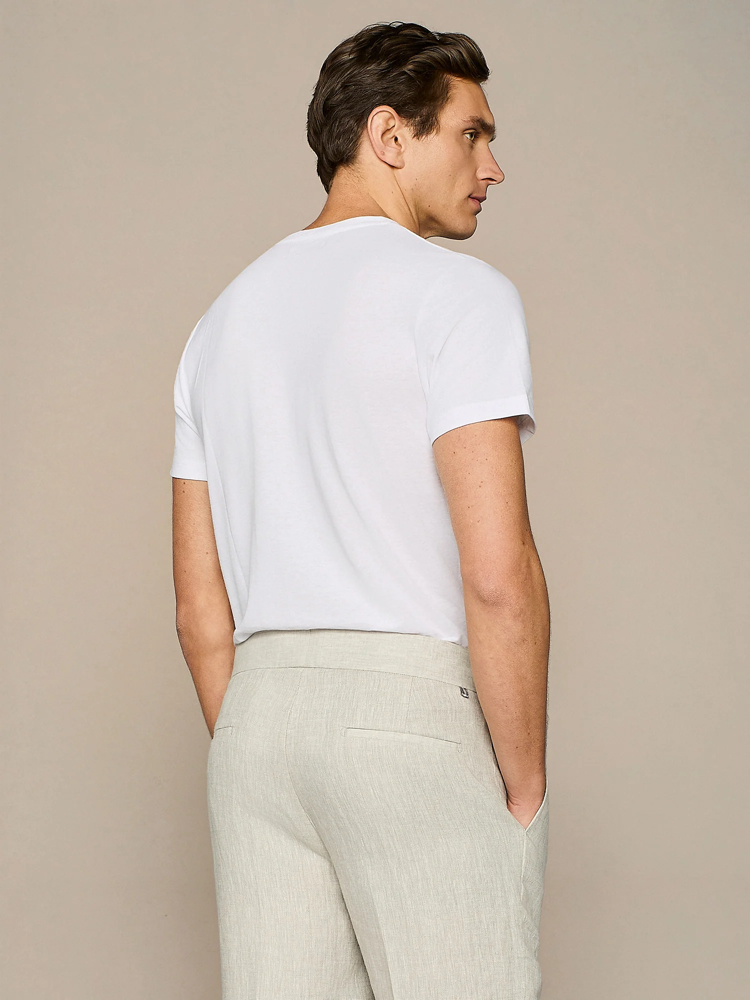 T-shirt in cotone crepe bianco - Image 4