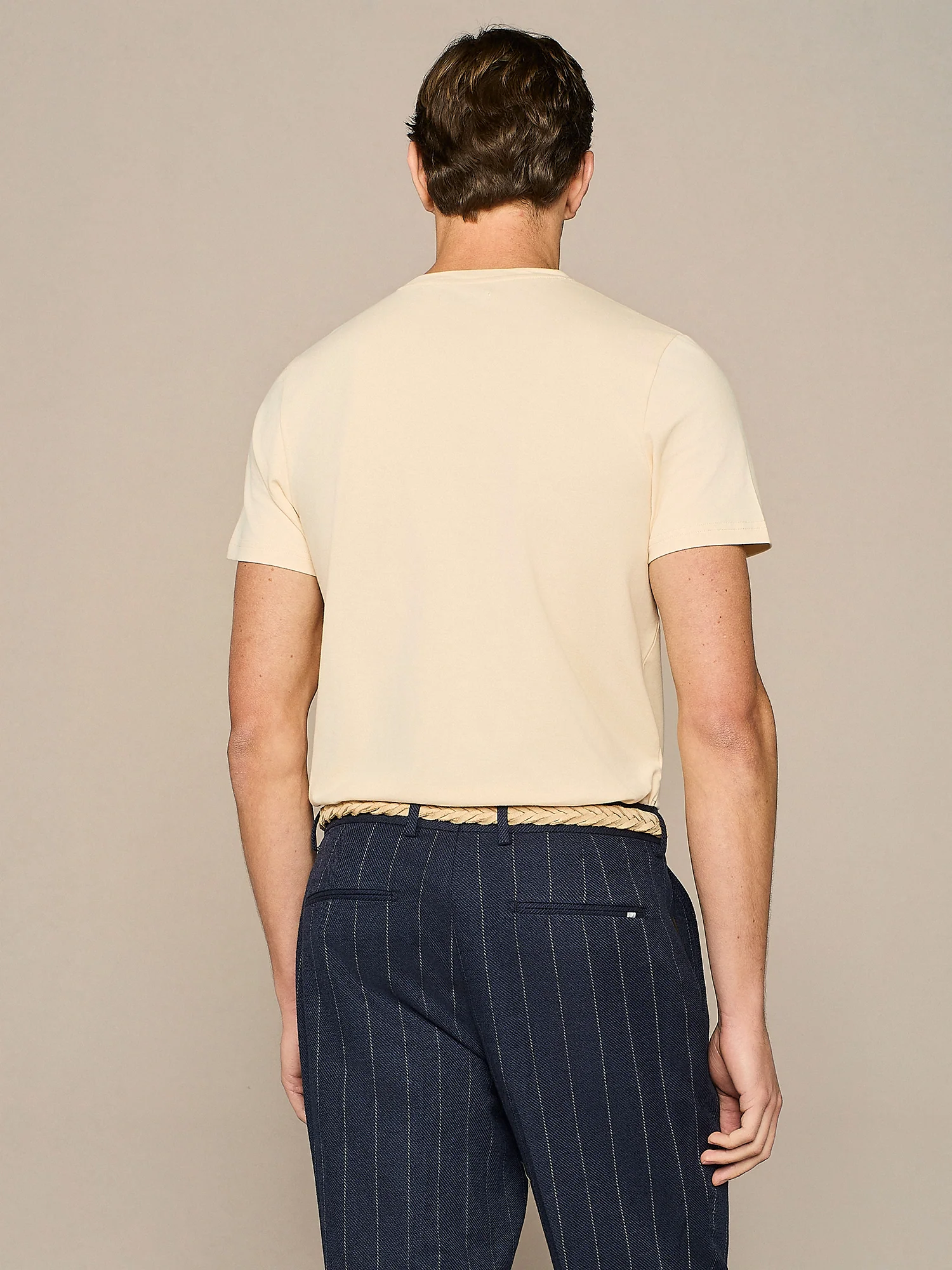 T-shirt piquet apricot - Image 4